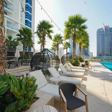 Aliving Stylish Studio At Damam Prive With Balcony And Partial Burj Khalifa View-1315 Dubai Exterior photo