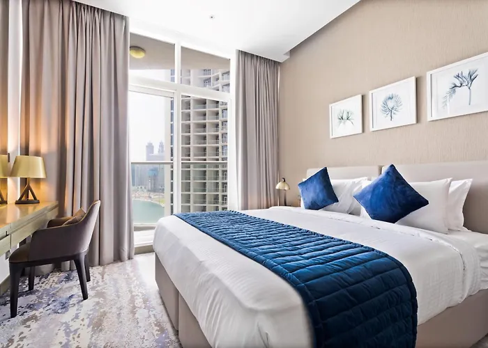 Aliving Stylish Studio At Damac Prive With Balcony And Partial Burj Khalifa View-1315